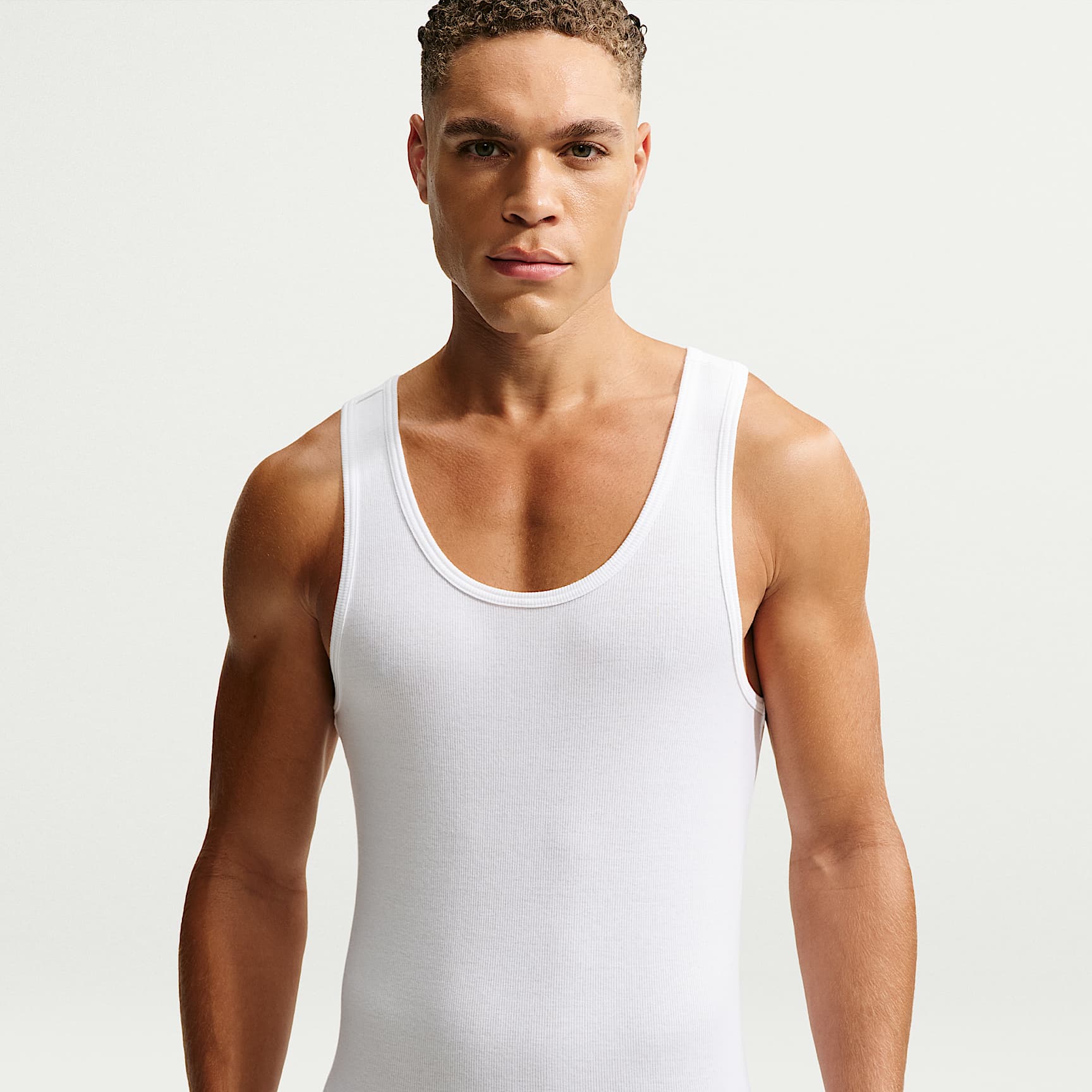 Nike Essential Stretch Cotton Men's Dri-FIT Tank Top. Nike.com